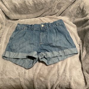 Hollister high waisted jean shorts